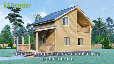 Проект  Площадь: 82, Размер: 6х8