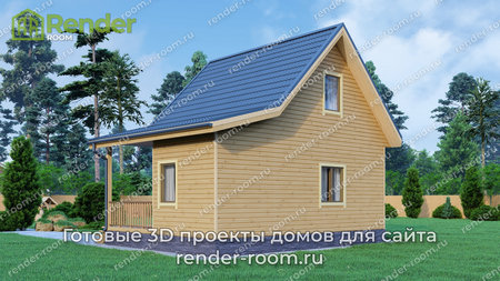 Проект  Площадь: 65, Размер: 6х8