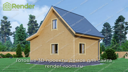 Проект  Площадь: 65, Размер: 6х8