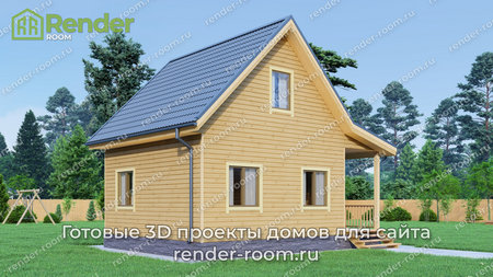 Проект  Площадь: 65, Размер: 6х8