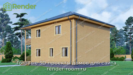 Проект  Площадь: 158, Размер: 9х10