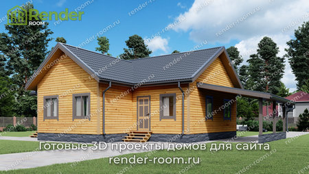 Проект  Площадь: 96,36, Размер: 11х13