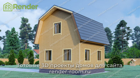 Проект  Площадь: 59, Размер: 6х6