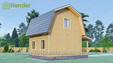 Проект  Площадь: 59, Размер: 6х6