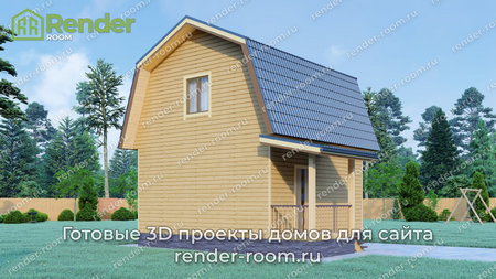 Проект  Площадь: 59, Размер: 6х6