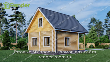 Проект  Площадь: 57, Размер: 6х9