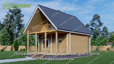 Проект  Площадь: 57, Размер: 6х9