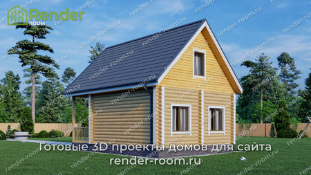 Проект  Площадь: 57, Размер: 6х9