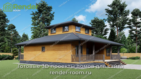 Проект  Площадь: 138,48, Размер: 12х14