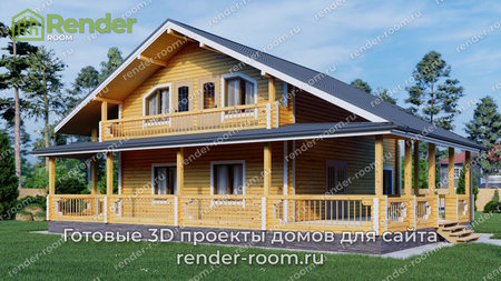 Проект П-742 Площадь: 141, Размер: 8х10