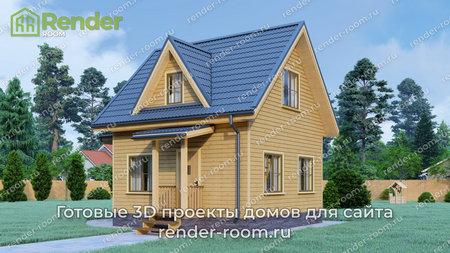 Проект  Площадь: 63, Размер: 6х8