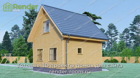 Проект  Площадь: 63, Размер: 6х8