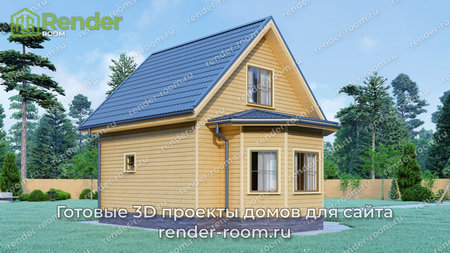 Проект  Площадь: 63, Размер: 6х8