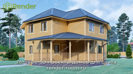 Проект П-754 Площадь: 125, Размер: 9х9