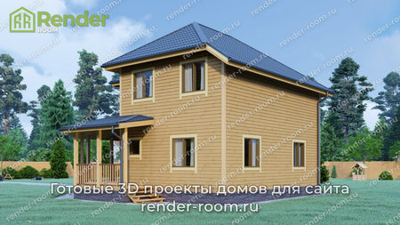 Проект П-754 Площадь: 125, Размер: 9х9