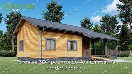 Проект  Площадь: 56,19, Размер: 7х11