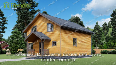 Проект  Площадь: 134, Размер: 8х11