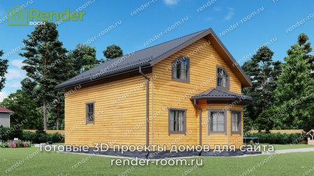 Проект  Площадь: 134, Размер: 8х11