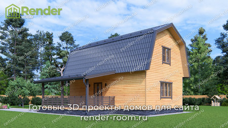 Проект  Площадь: 93, Размер: 6х9