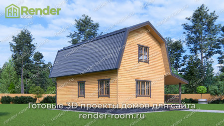 Проект  Площадь: 93, Размер: 6х9