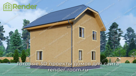 Проект  Площадь: 121, Размер: 8х10