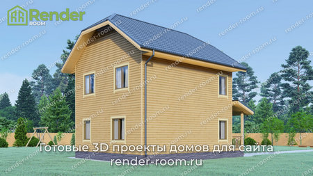 Проект  Площадь: 121, Размер: 8х10