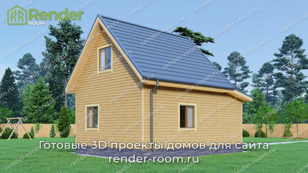 Проект  Площадь: 64, Размер: 6х8