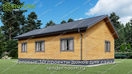 Проект  Площадь: 74,6, Размер: 8х12