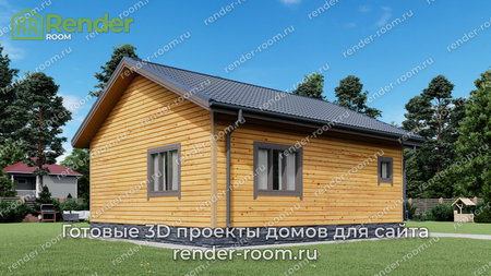 Проект  Площадь: 74,6, Размер: 8х12