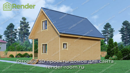 Проект  Площадь: 65, Размер: 6х8