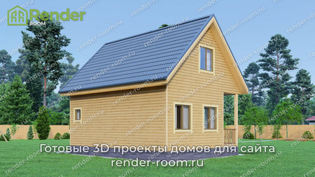 Проект  Площадь: 65, Размер: 6х8