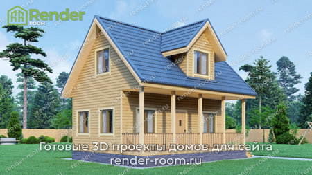 Проект  Площадь: 65, Размер: 6х8