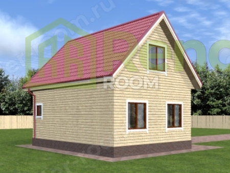 Проект  Площадь: 77, Размер: 6х8