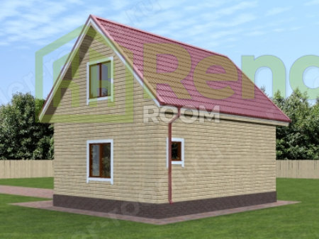 Проект  Площадь: 77, Размер: 6х8