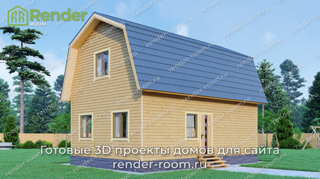 Проект  Площадь: 88, Размер: 6х9