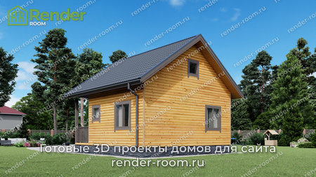 Проект П-80 Площадь: 37,22, Размер: 7х7