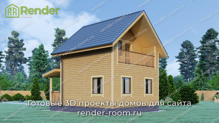 Проект  Площадь: 52, Размер: 6х6