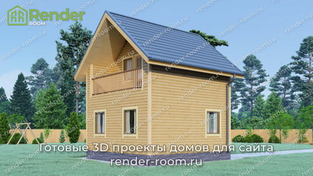 Проект  Площадь: 52, Размер: 6х6