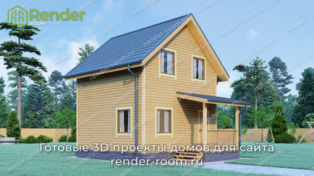 Проект  Площадь: 52, Размер: 6х6