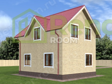 Проект  Площадь: 81, Размер: 6х8