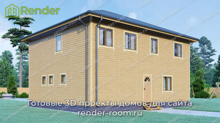 Проект П-831 Площадь: 215, Размер: 10х12