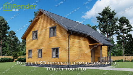 Проект  Площадь: 196, Размер: 9х12