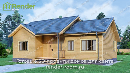 Проект  Площадь: 75, Размер: 8х12