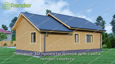 Проект  Площадь: 75, Размер: 8х12