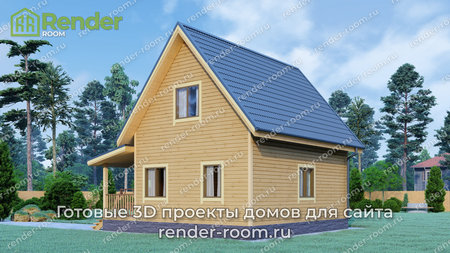 Проект  Площадь: 84, Размер: 6х8