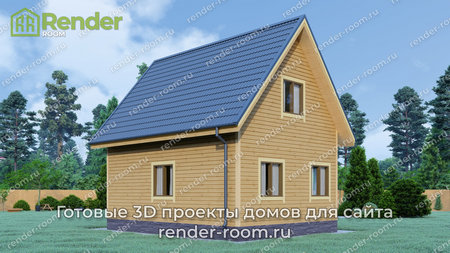 Проект  Площадь: 84, Размер: 6х8