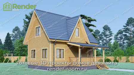 Проект  Площадь: 84, Размер: 6х8