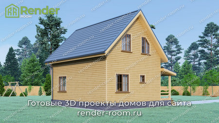 Проект  Площадь: 87,79, Размер: 6х8