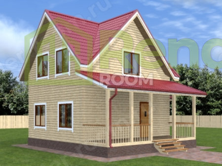 Проект  Площадь: 85, Размер: 6х9