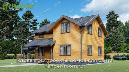 Проект  Площадь: 124,88, Размер: 8х9